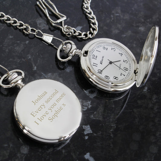 Personalised Formal Pocket Fob Watch - MK&JD Gifts