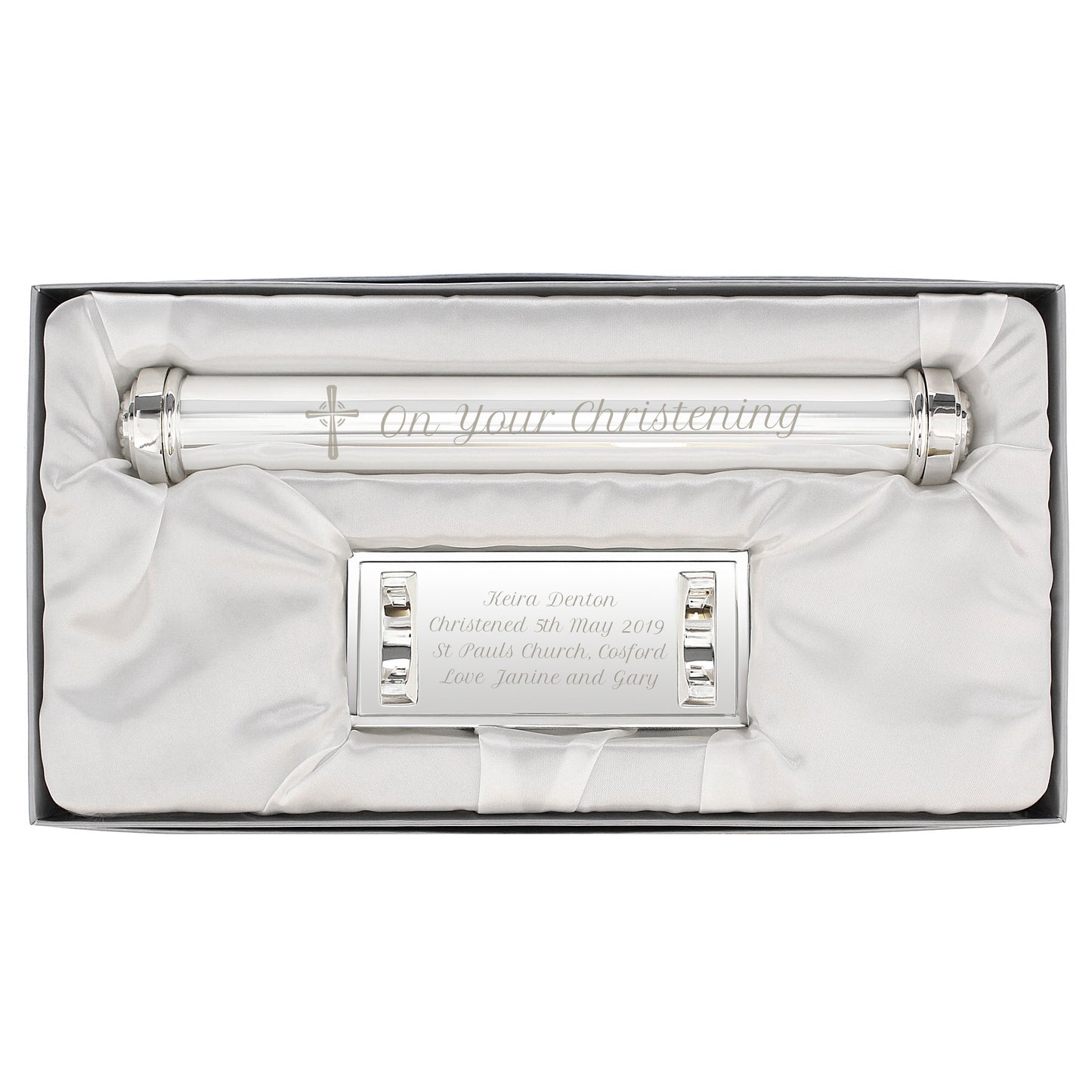 Personalised On Your Christening Certificate Holder - MK&JD Gifts