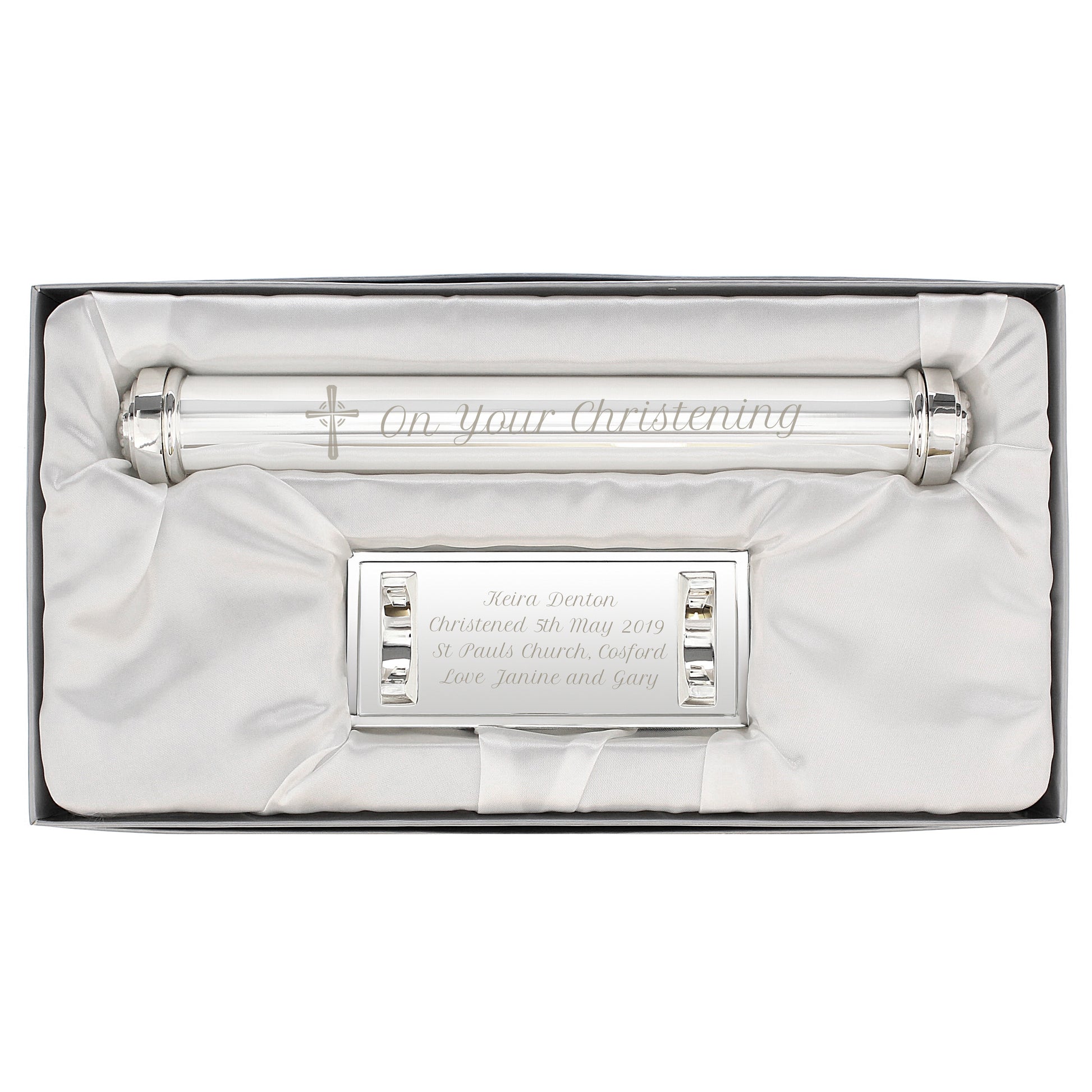 Personalised On Your Christening Certificate Holder - MK&JD Gifts