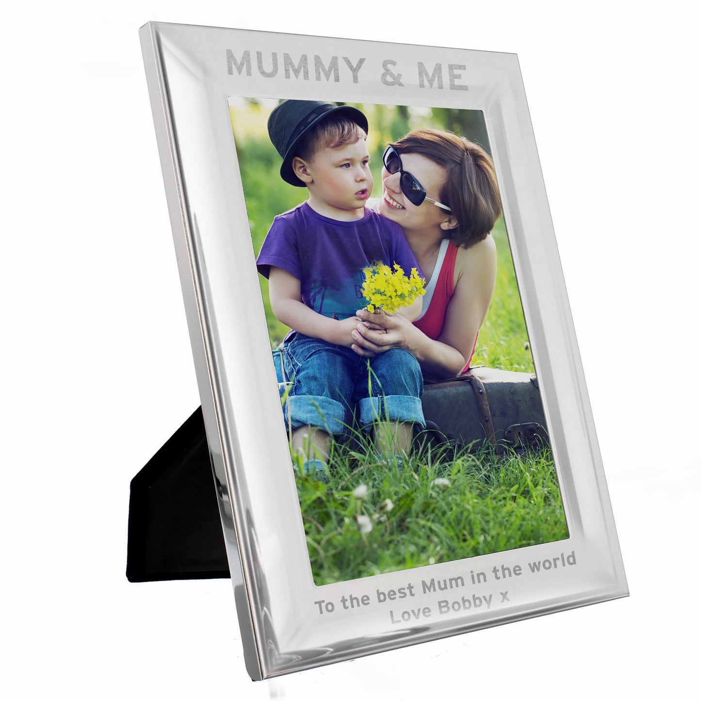 Personalised & Me 5x7 Silver Photo Frame - MK&JD Gifts