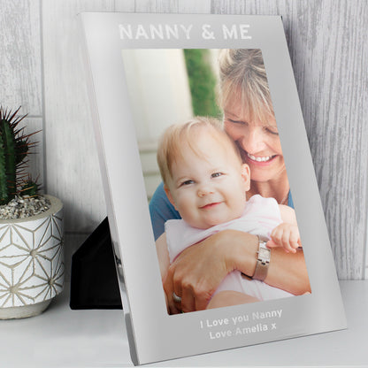 Personalised & Me 5x7 Silver Photo Frame - MK&JD Gifts
