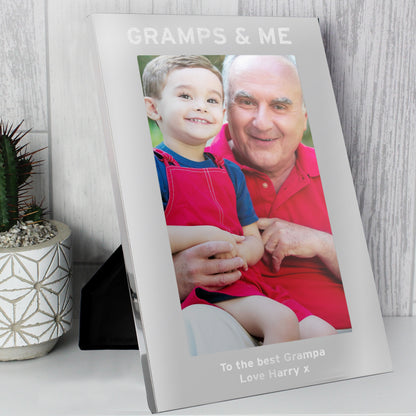 Personalised & Me 5x7 Silver Photo Frame - MK&JD Gifts