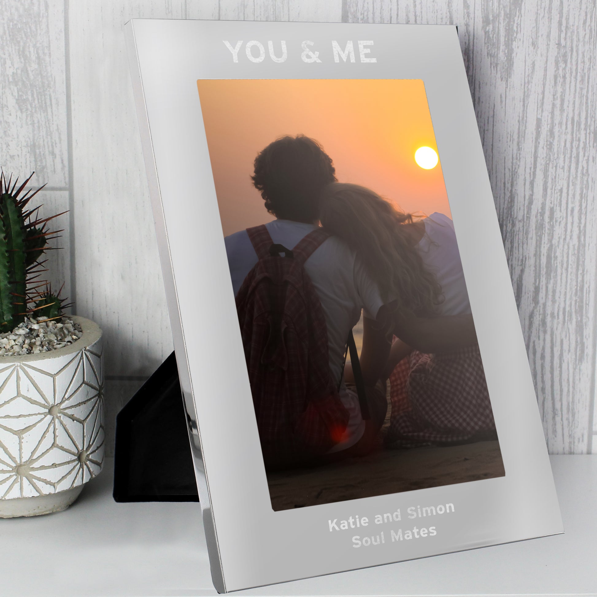 Personalised & Me 5x7 Silver Photo Frame - MK&JD Gifts