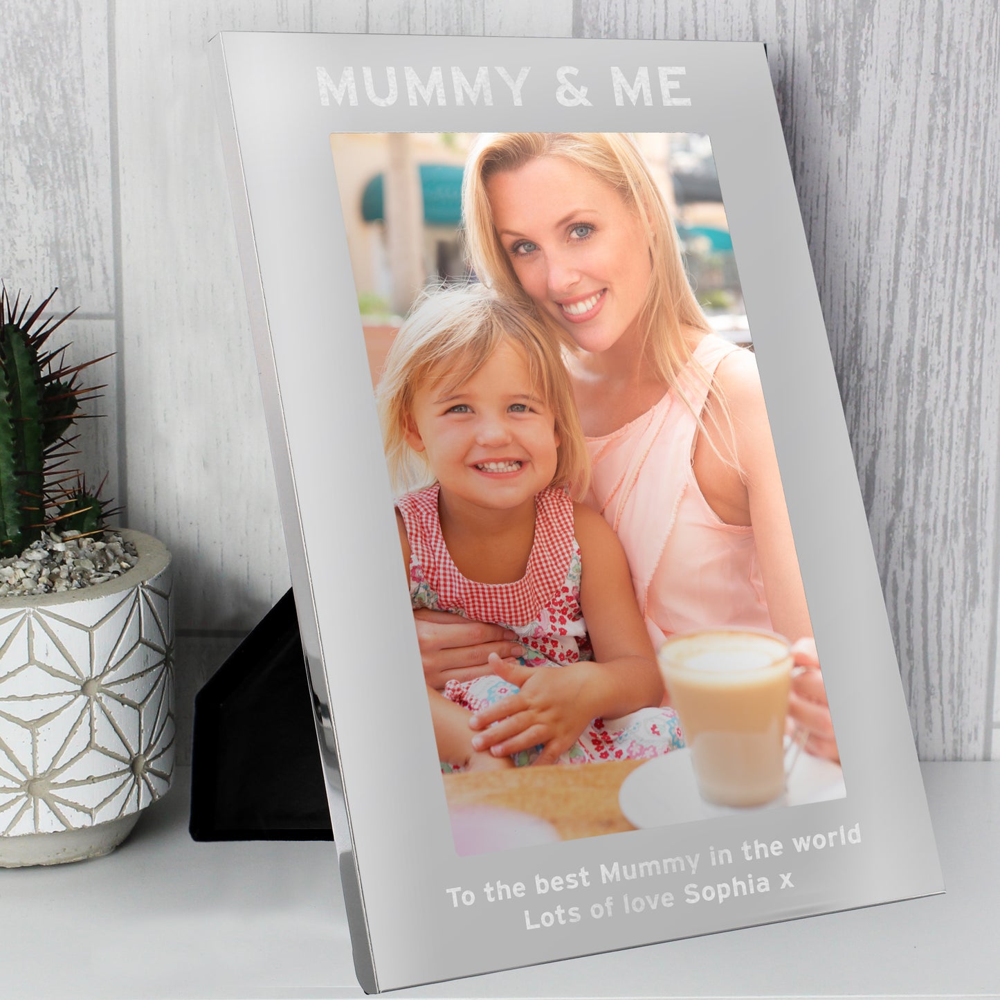 Personalised & Me 5x7 Silver Photo Frame - MK&JD Gifts