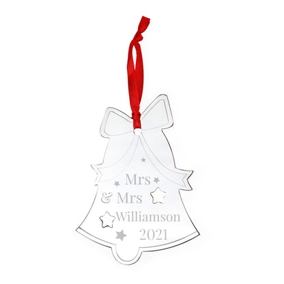 Personalised Mr & Mrs Bell Tree Decoration - MK&JD Gifts