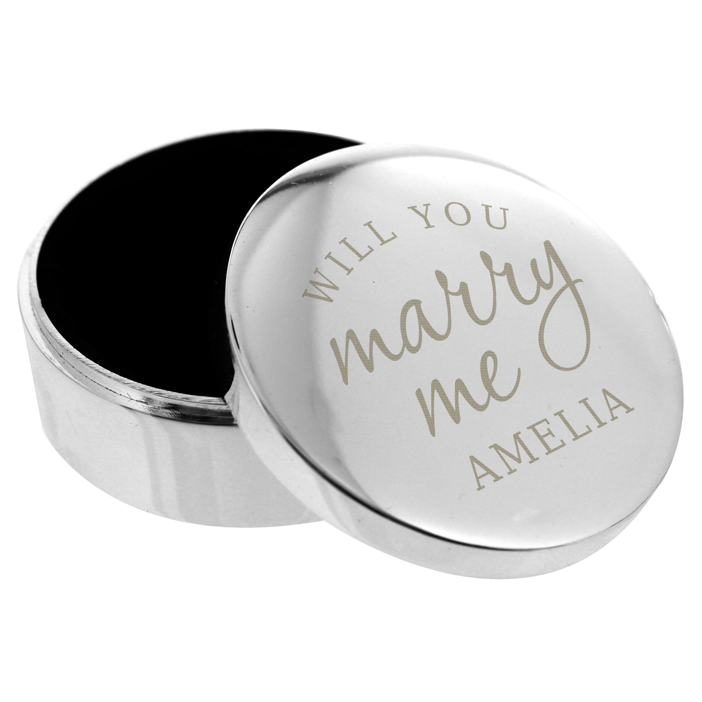 Personalised Will You Marry Me Ring Box - MK&JD Gifts