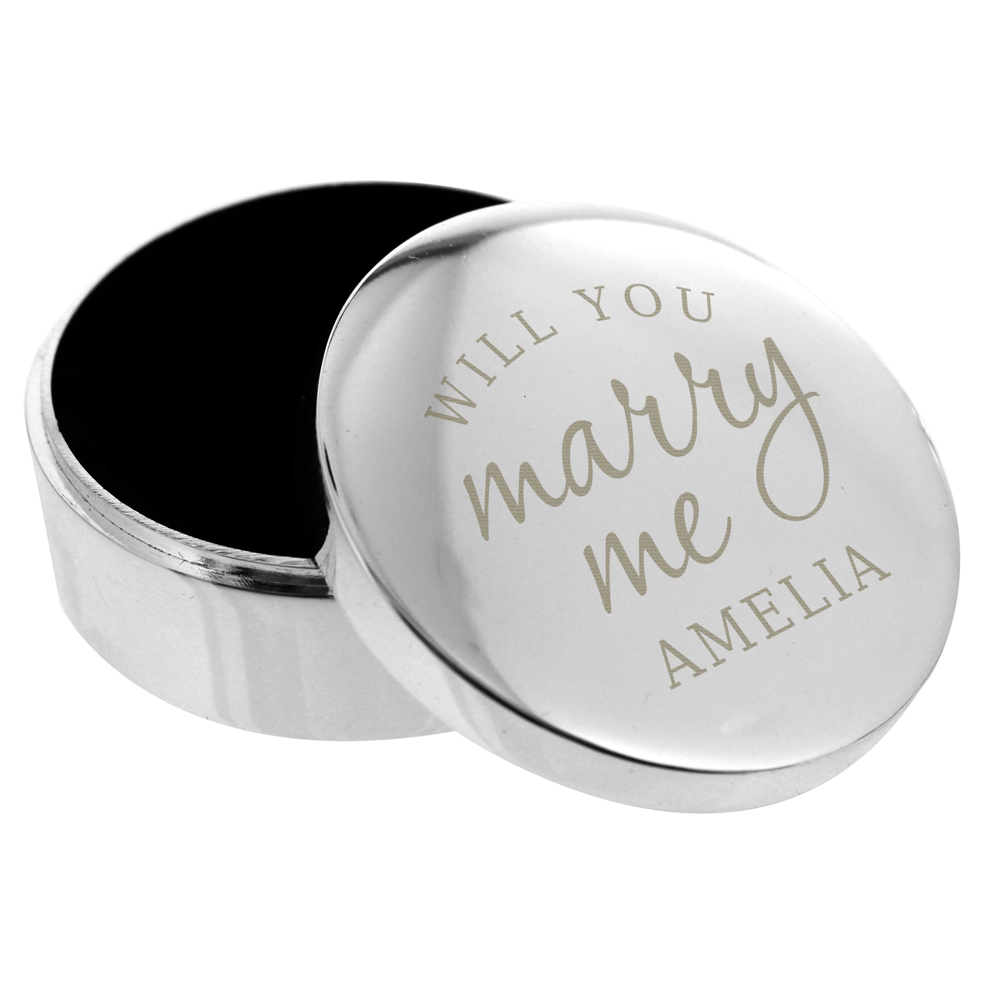 Personalised Will You Marry Me Ring Box - MK&JD Gifts