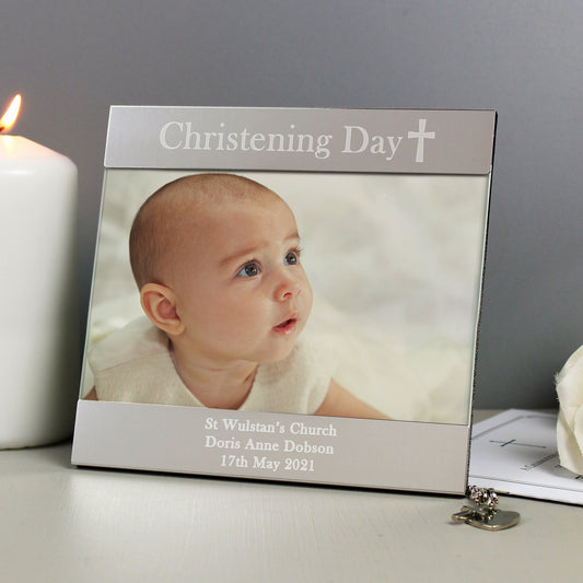Personalised Religious Cross 6x4 Photo Frame - MK&JD Gifts
