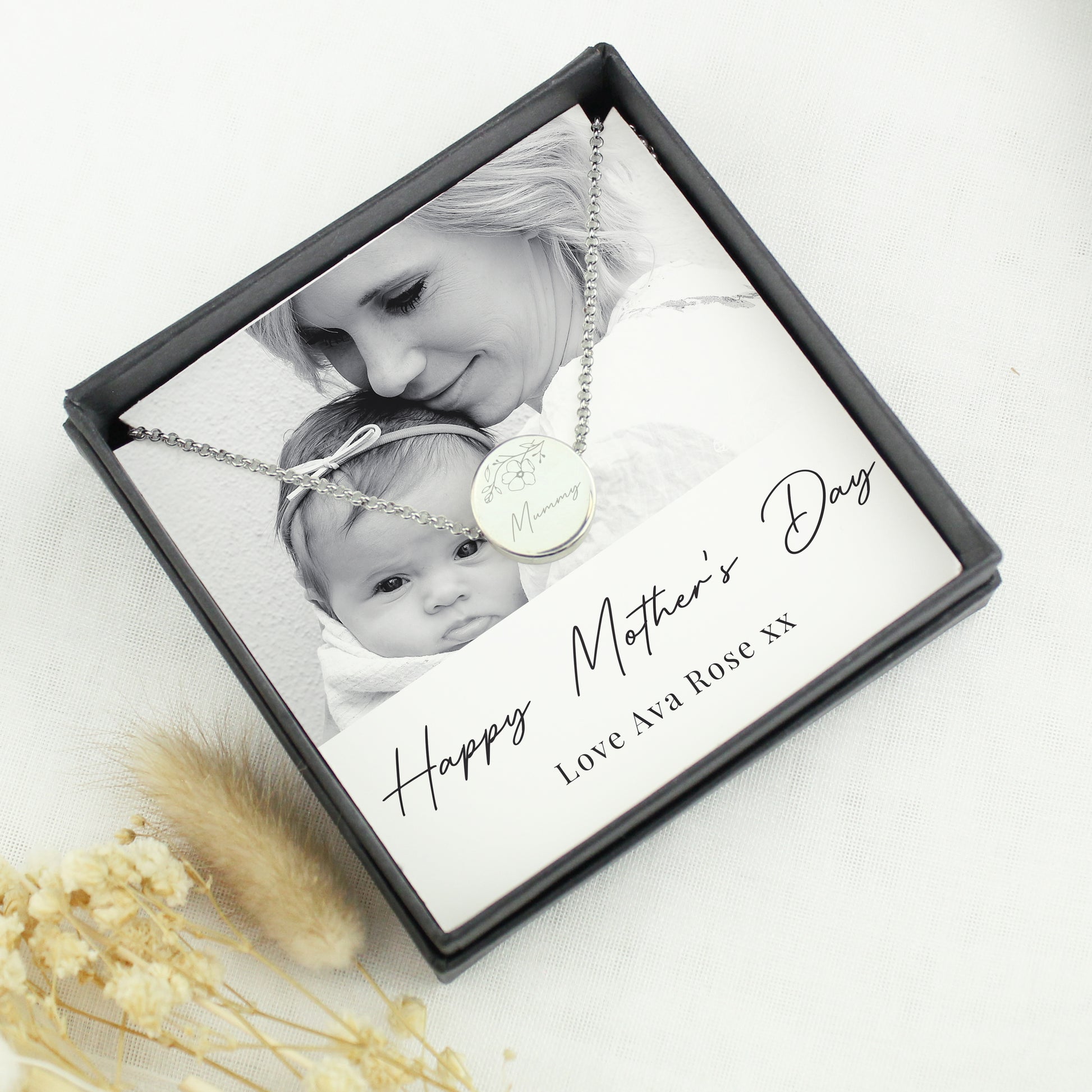 Personalised Photo Upload Necklace and Box - MK&JD Gifts