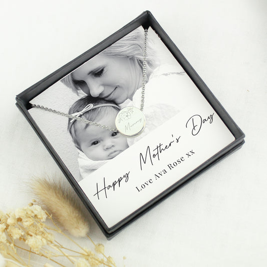 Personalised Photo Upload Necklace and Box - MK&JD Gifts
