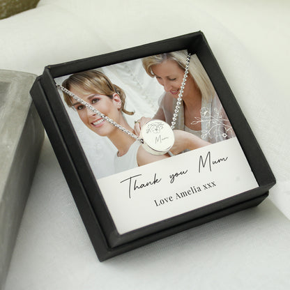 Personalised Photo Upload Necklace and Box - MK&JD Gifts