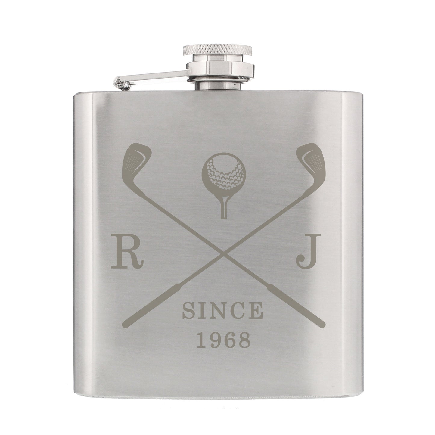 Personalised Golf Hip Flask - MK&JD Gifts