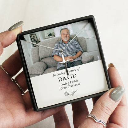 Personalised In Loving Memory Photo Upload Necklace and Box - MK&JD Gifts