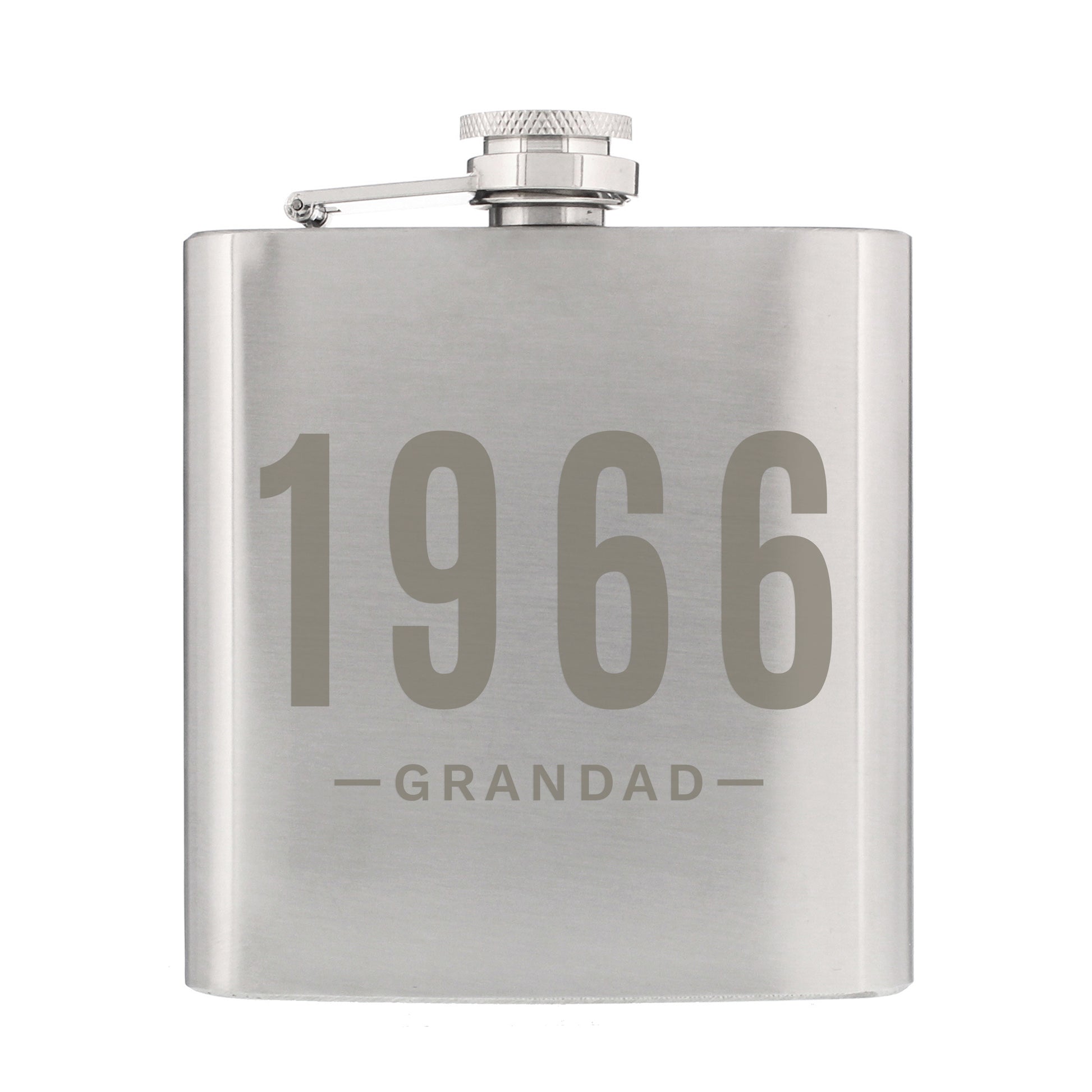 Personalised Date & Name Hip Flask - MK&JD Gifts