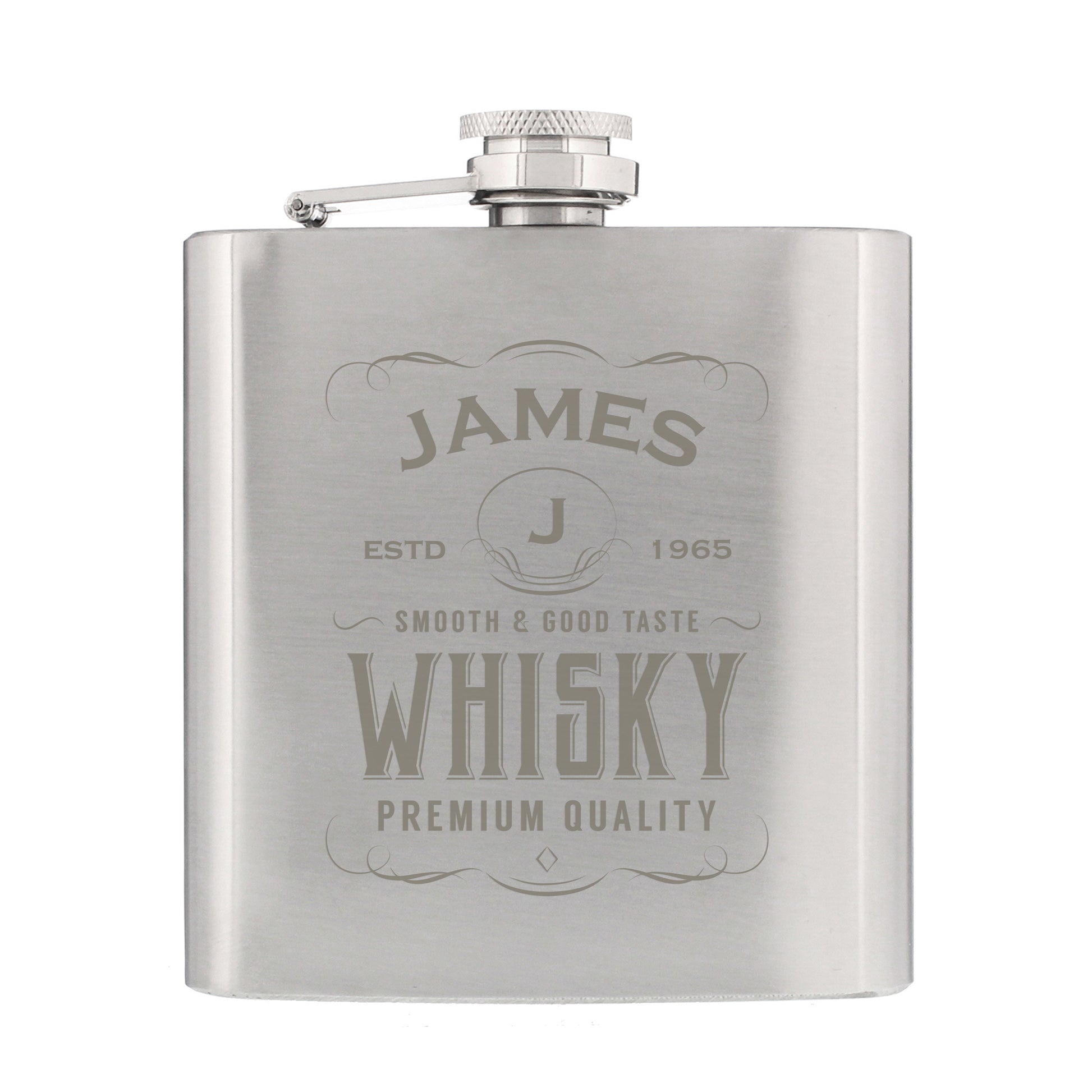 Personalised Whisky Hip Flask - MK&JD Gifts