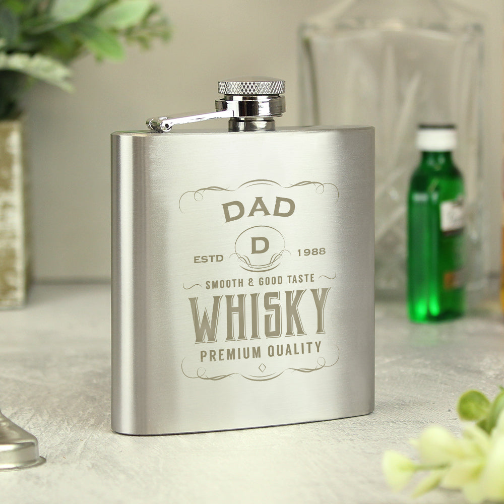 Personalised Whisky Hip Flask - MK&JD Gifts