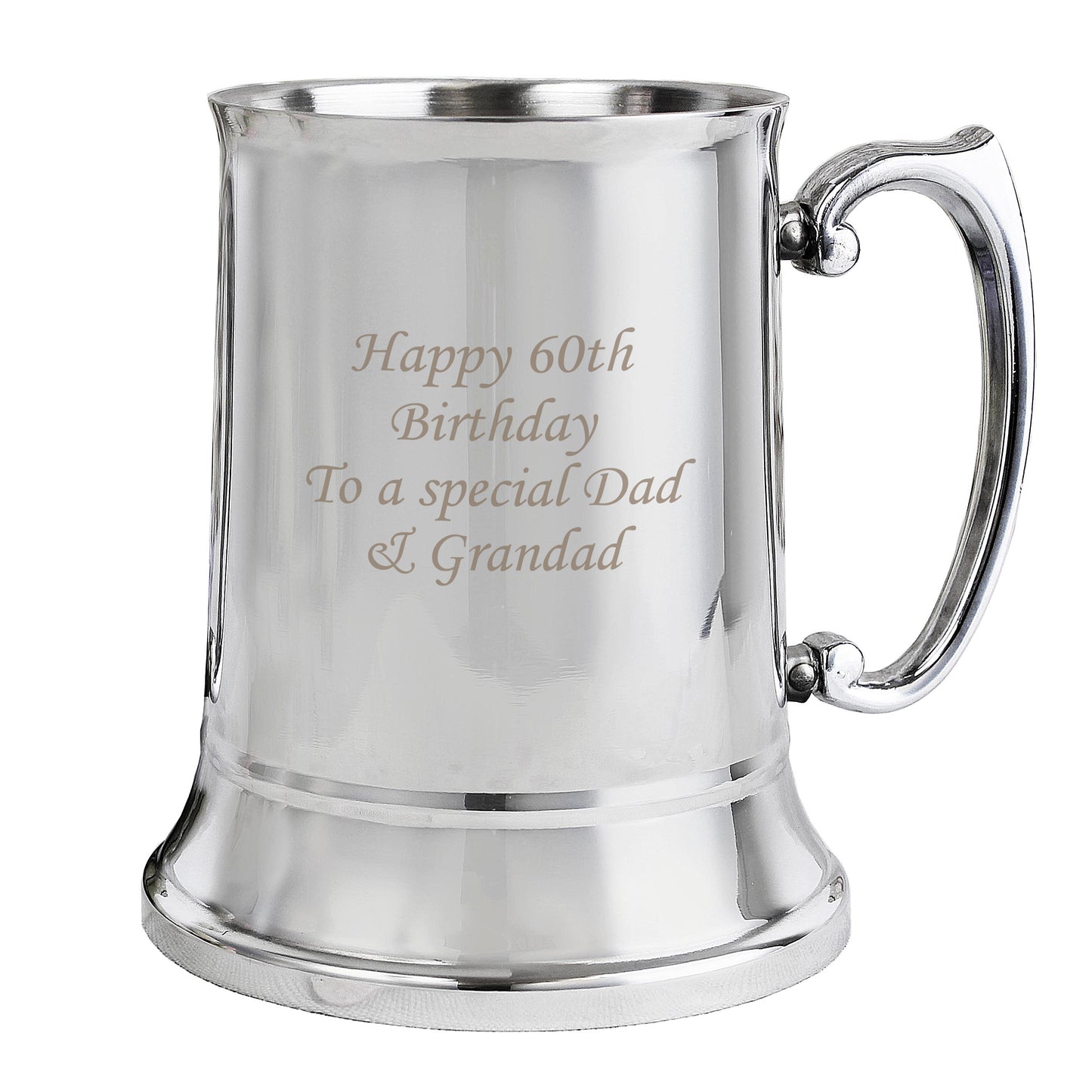Personalised Stainless Steel Tankard - MK&JD Gifts