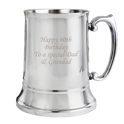 Personalised Stainless Steel Tankard - MK&JD Gifts