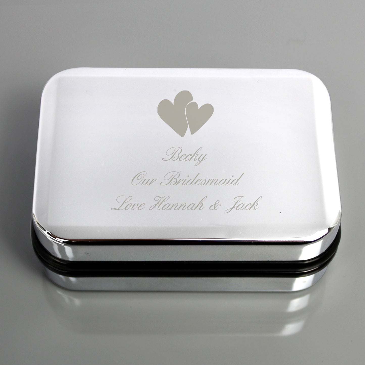 Personalised Heart Motif Necklace Gift Box - MK&JD Gifts