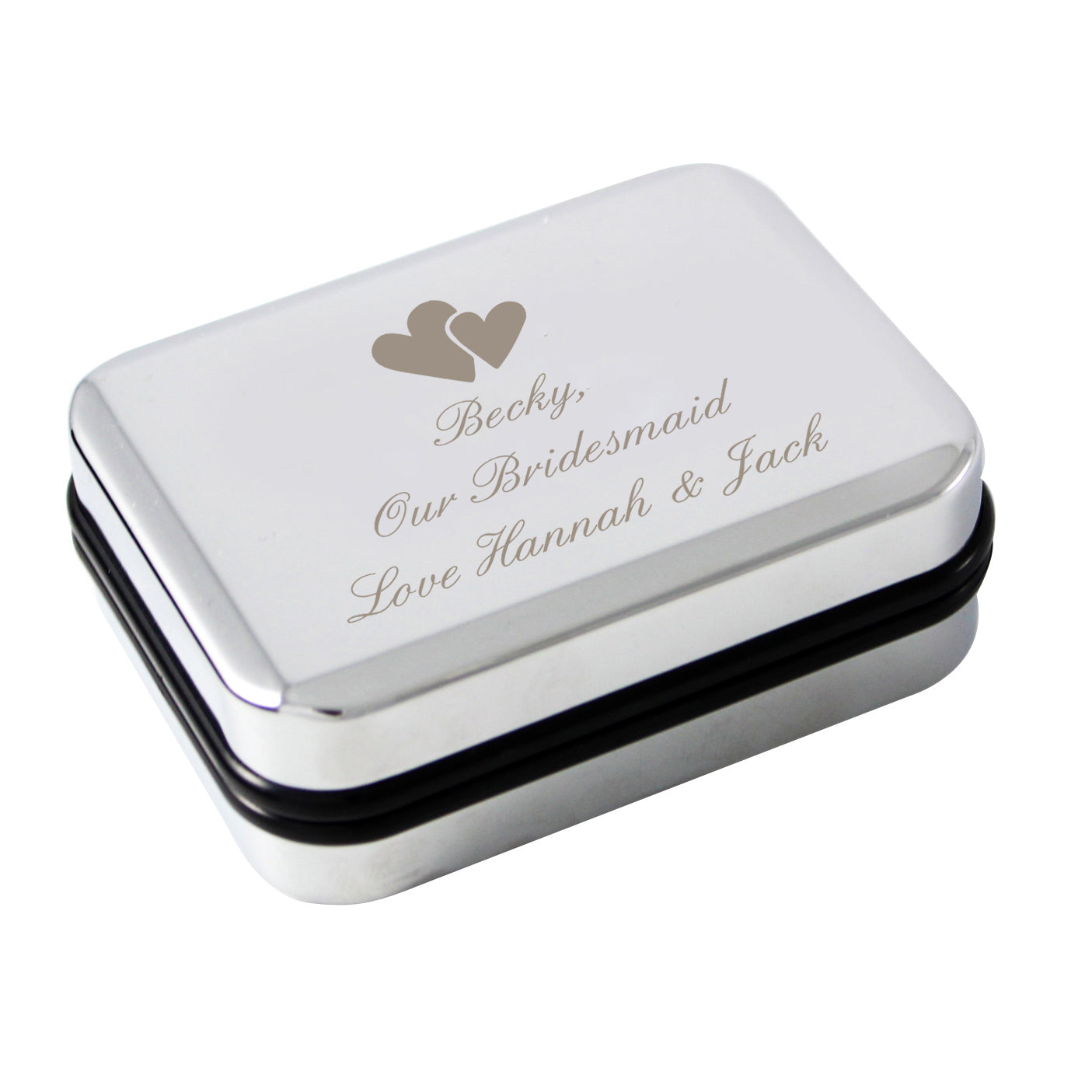 Personalised Heart Motif Necklace Gift Box - MK&JD Gifts