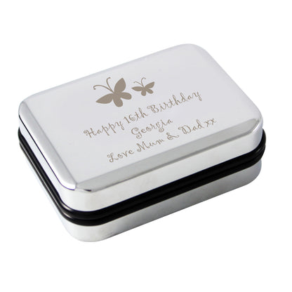 Personalised Butterfly Motif Necklace Gift Box - MK&JD Gifts