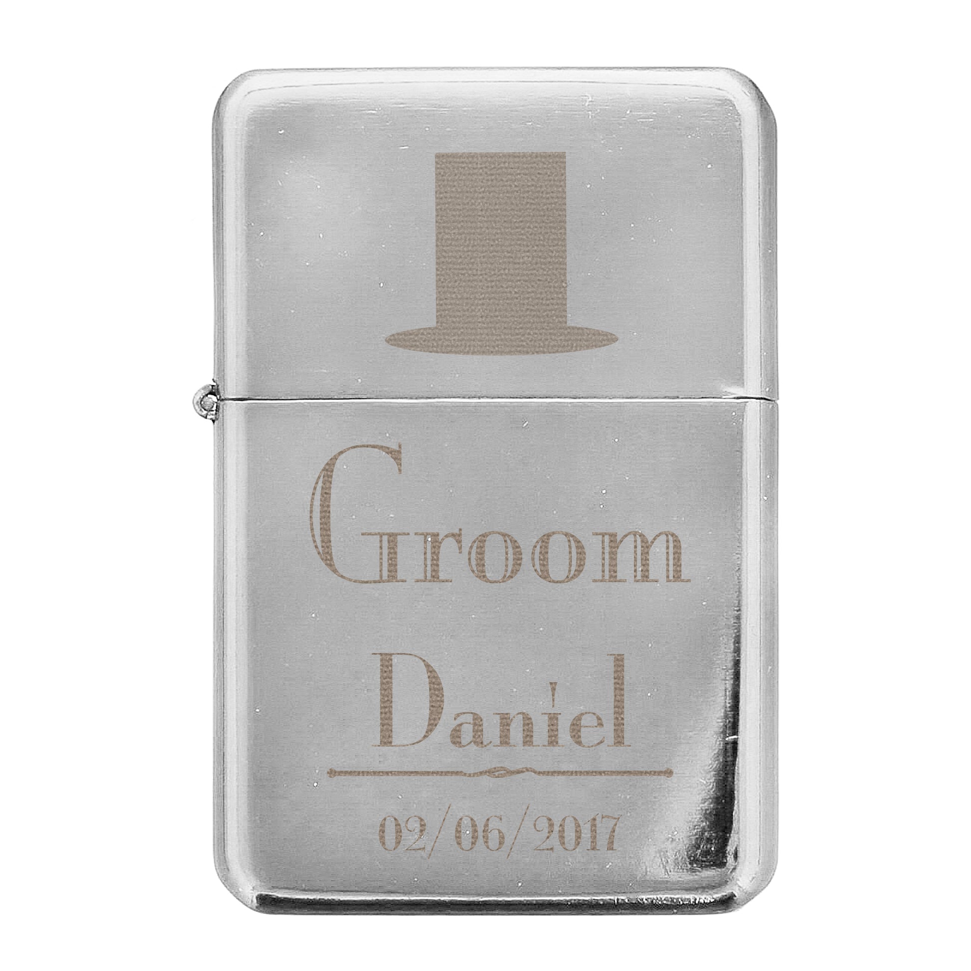 Personalised Decorative Wedding Groom Lighter - MK&JD Gifts