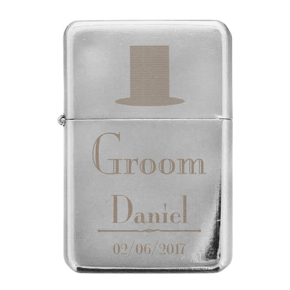 Personalised Decorative Wedding Groom Lighter - MK&JD Gifts