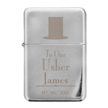 Personalised Decorative Wedding Usher Lighter - MK&JD Gifts