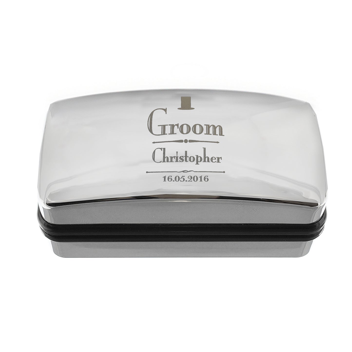 Personalised Decorative Wedding Groom Cufflink Box - MK&JD Gifts