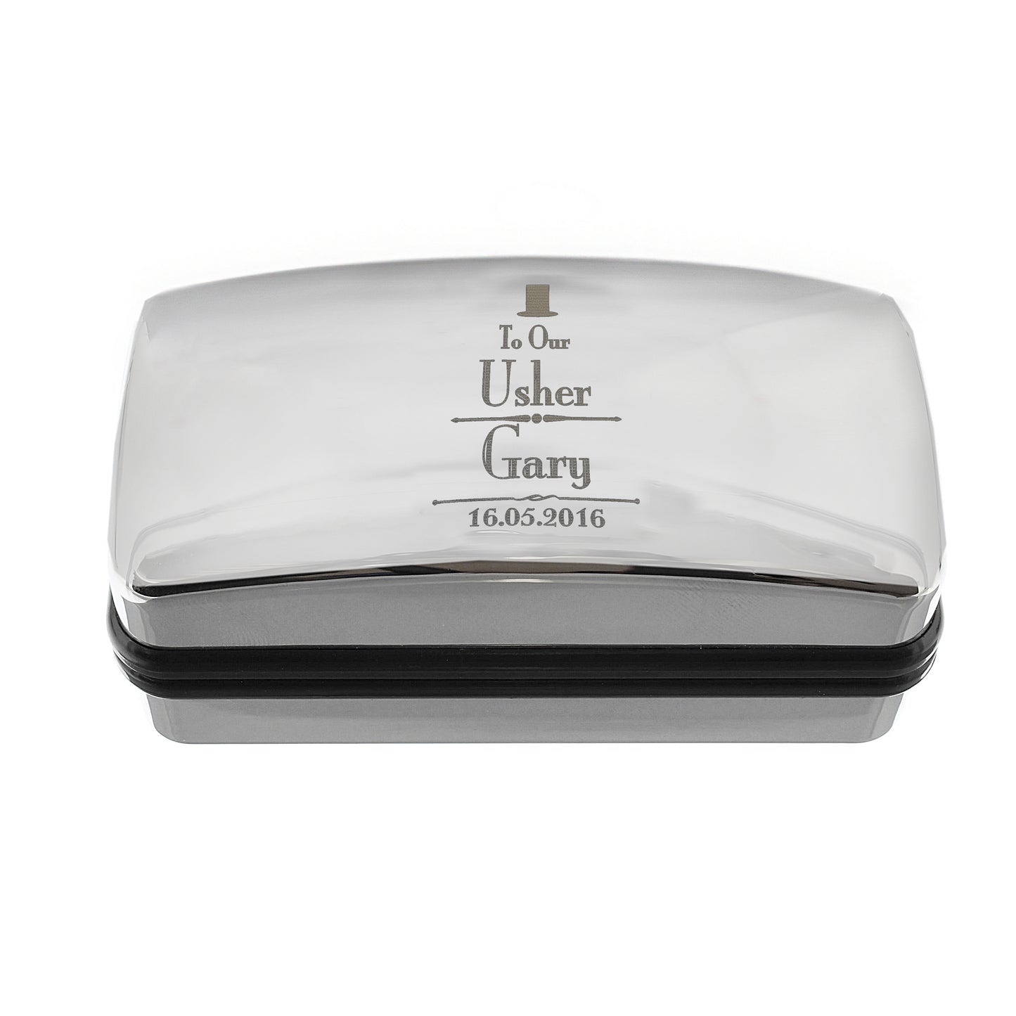 Personalised Decorative Wedding Usher Cufflink Box - MK&JD Gifts