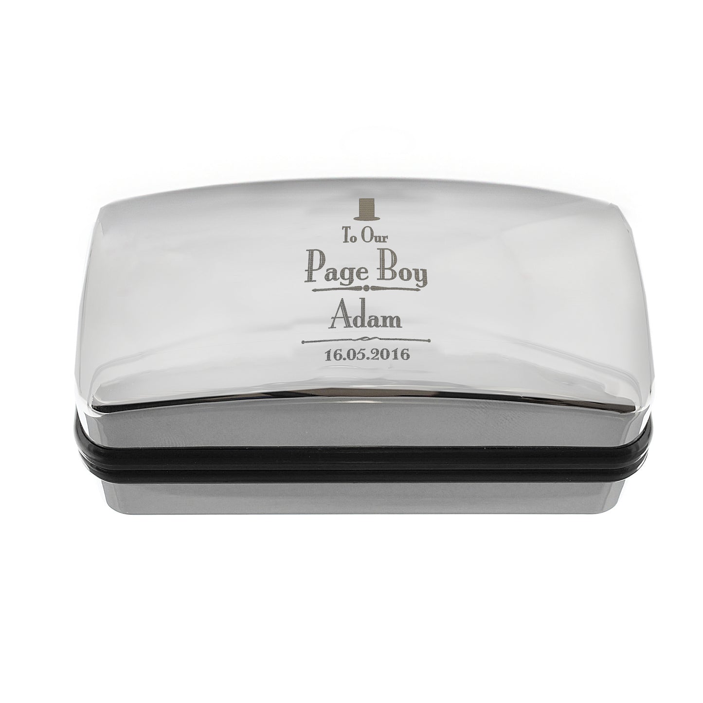 Personalised Decorative Wedding Page Boy Cufflink Box - MK&JD Gifts