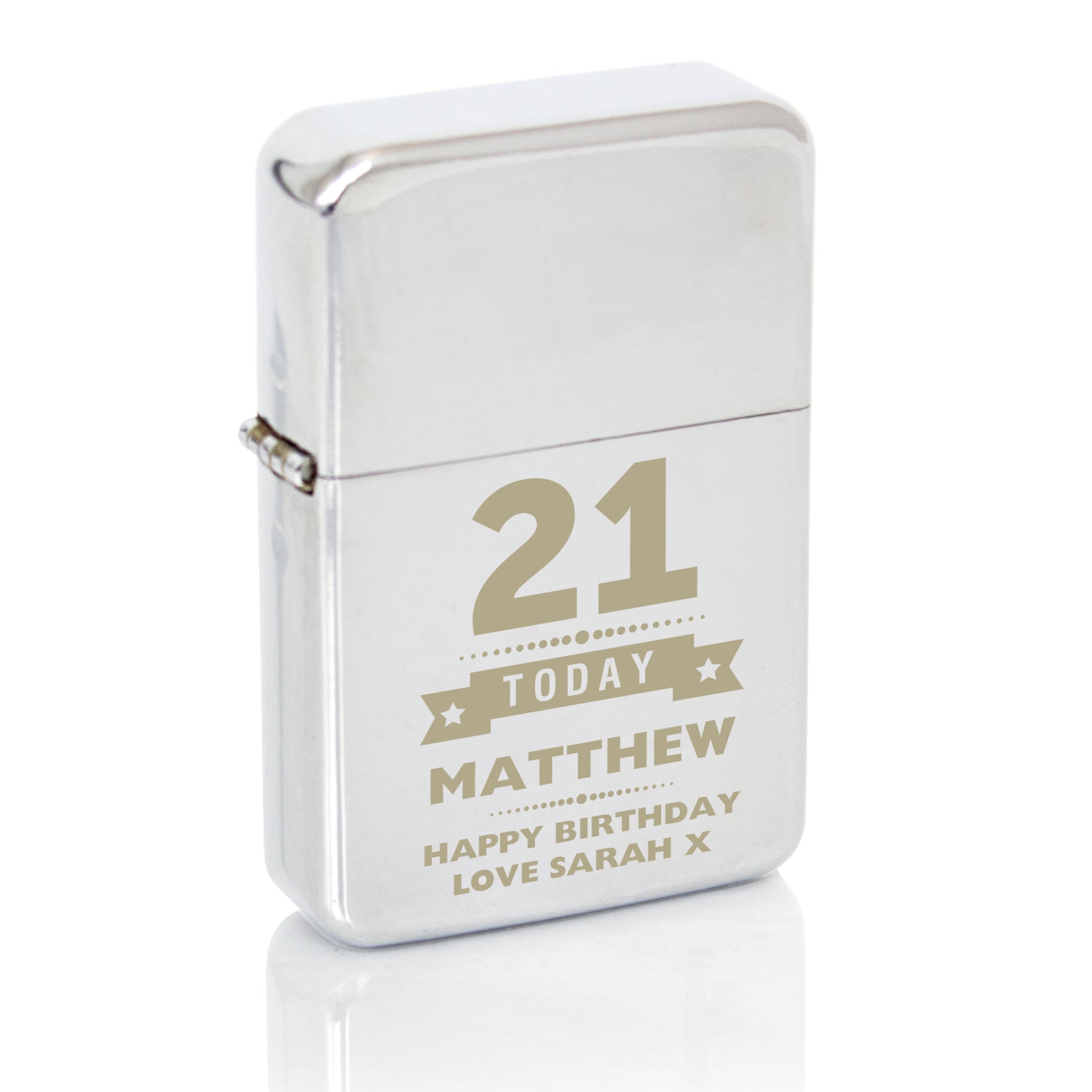 Personalised Birthday Star Lighter - MK&JD Gifts