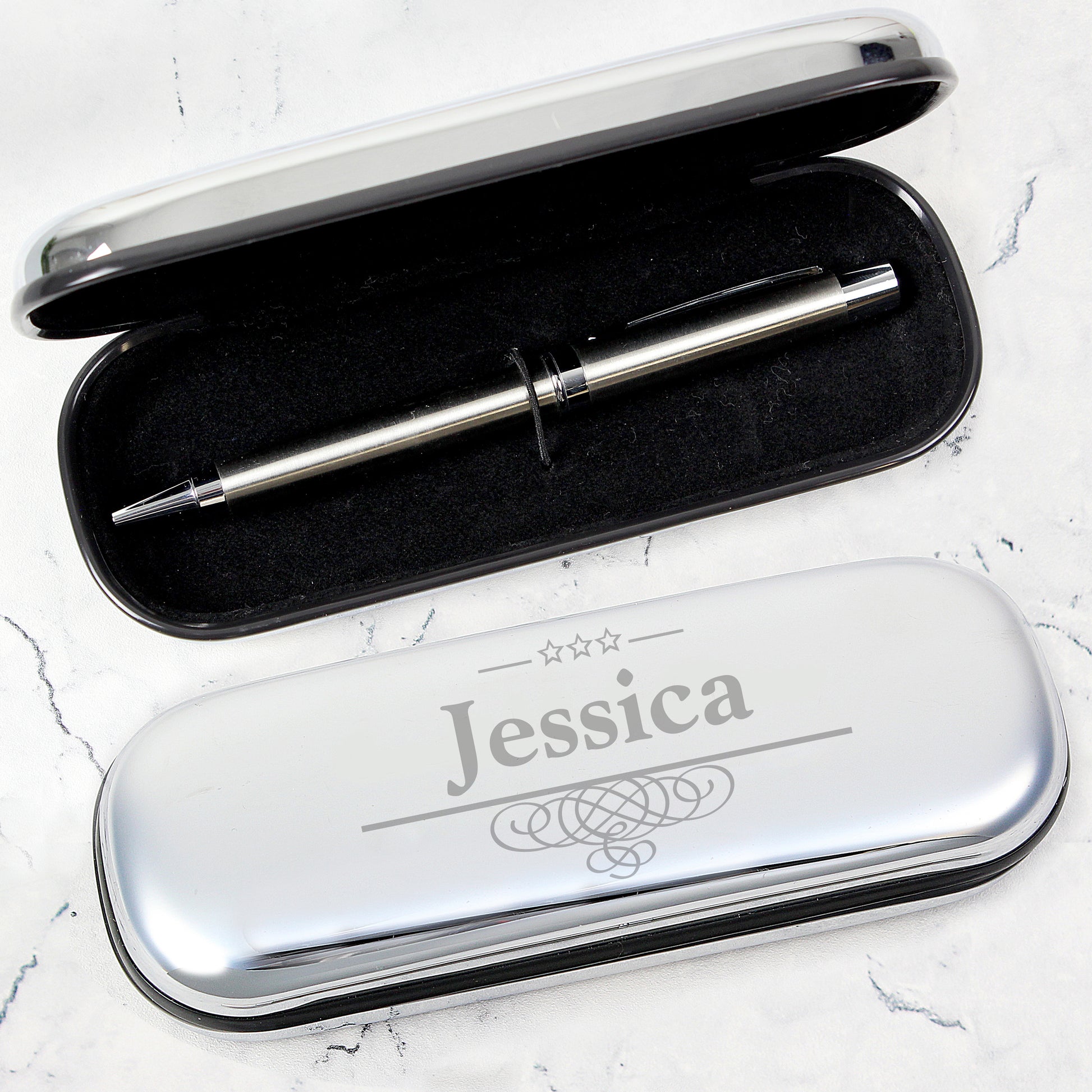 Personalised Decorative Pen and Box Set - MK&JD Gifts