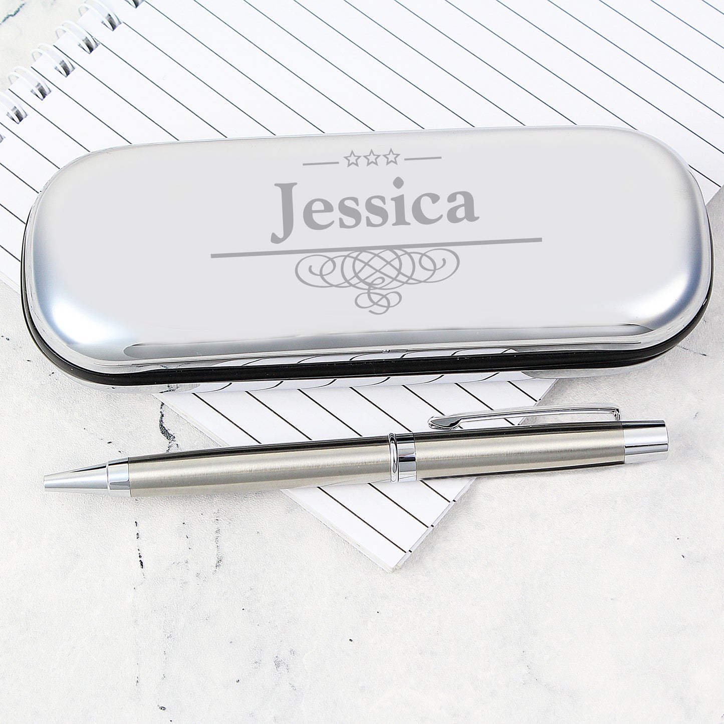 Personalised Decorative Pen and Box Set - MK&JD Gifts