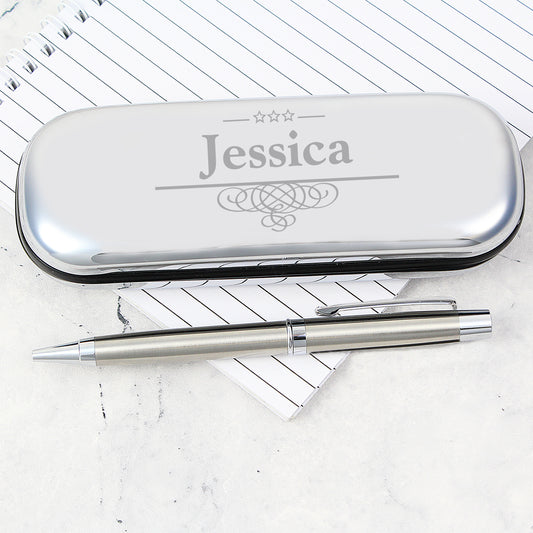 Personalised Decorative Pen and Box Set - MK&JD Gifts