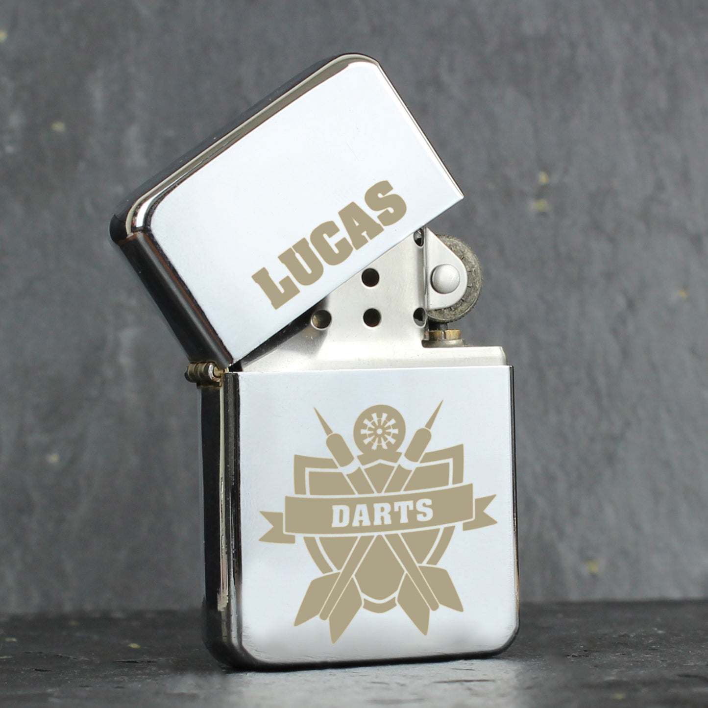 Personalised Darts Lighter - MK&JD Gifts