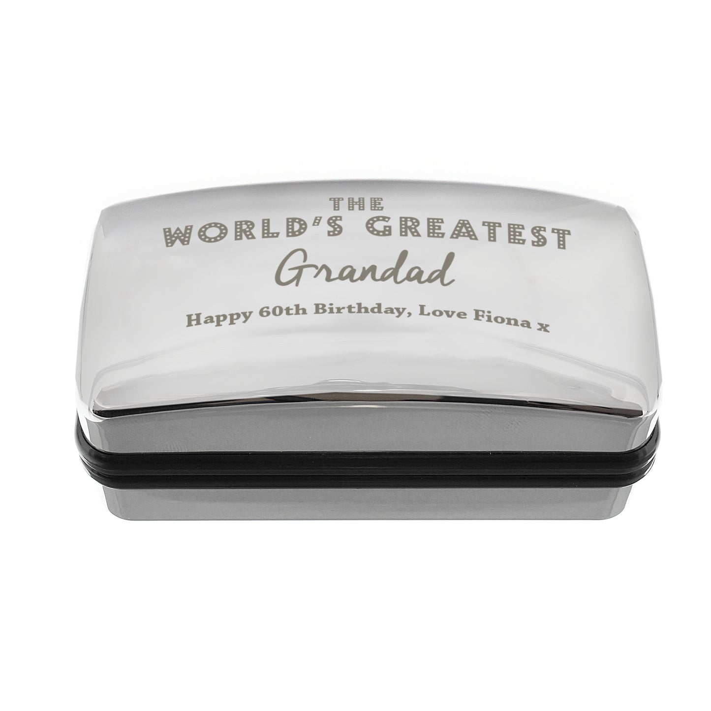 Personalised 'The World's Greatest' Cufflink Box - MK&JD Gifts