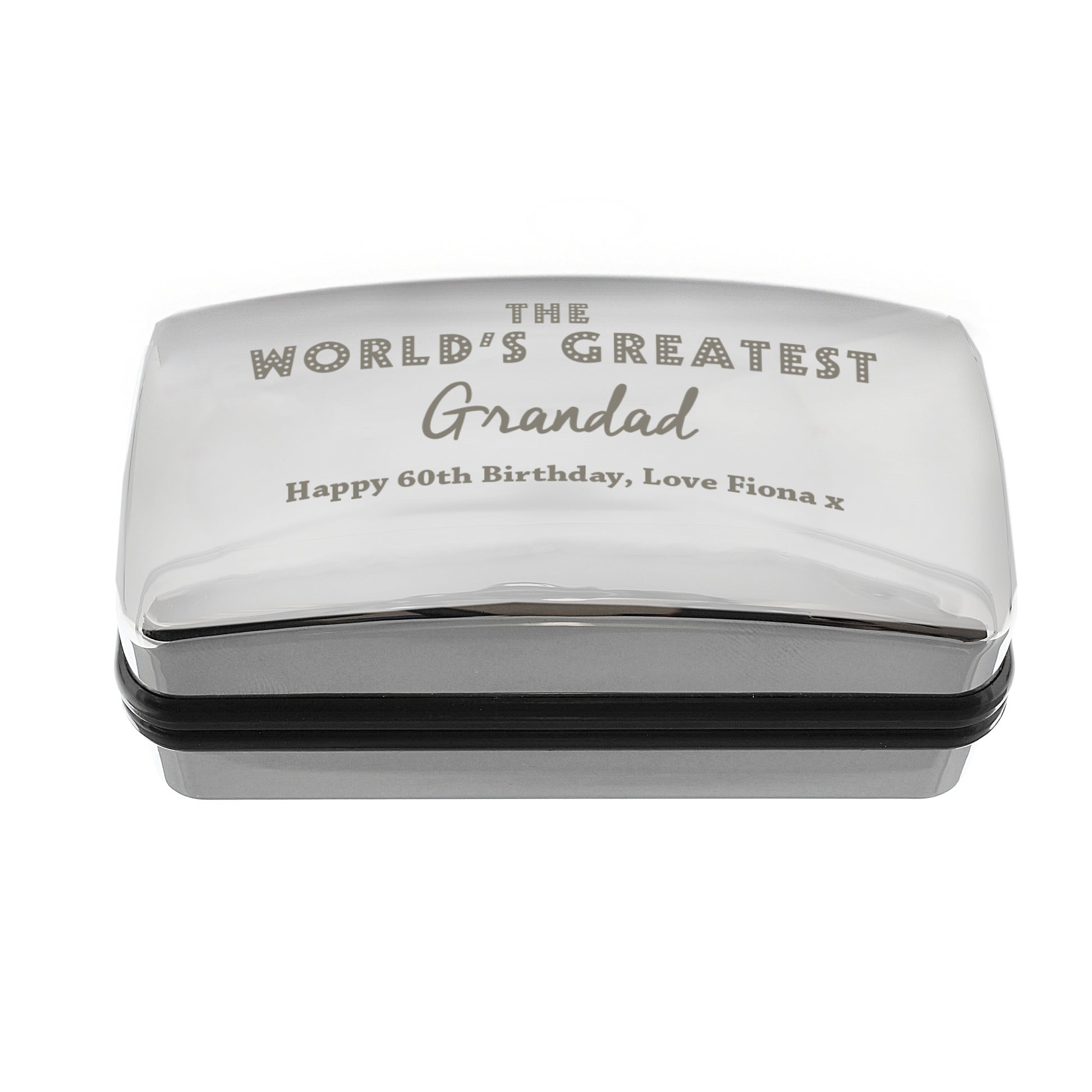 Personalised 'The World's Greatest' Cufflink Box - MK&JD Gifts