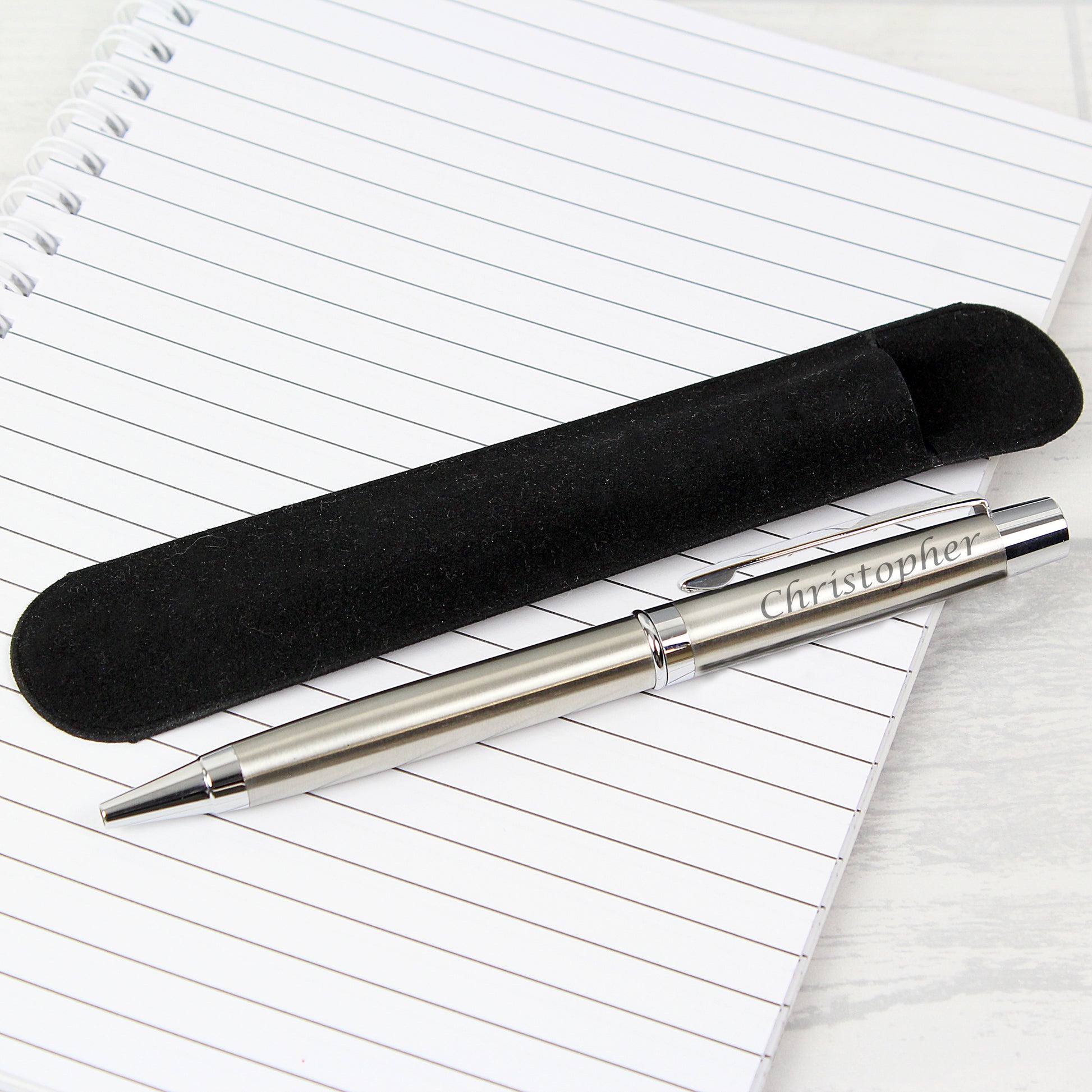Personalised Scripted Pen and Pouch Set - MK&JD Gifts