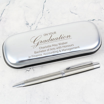 Personalised Graduation Pen and Box Set - MK&JD Gifts