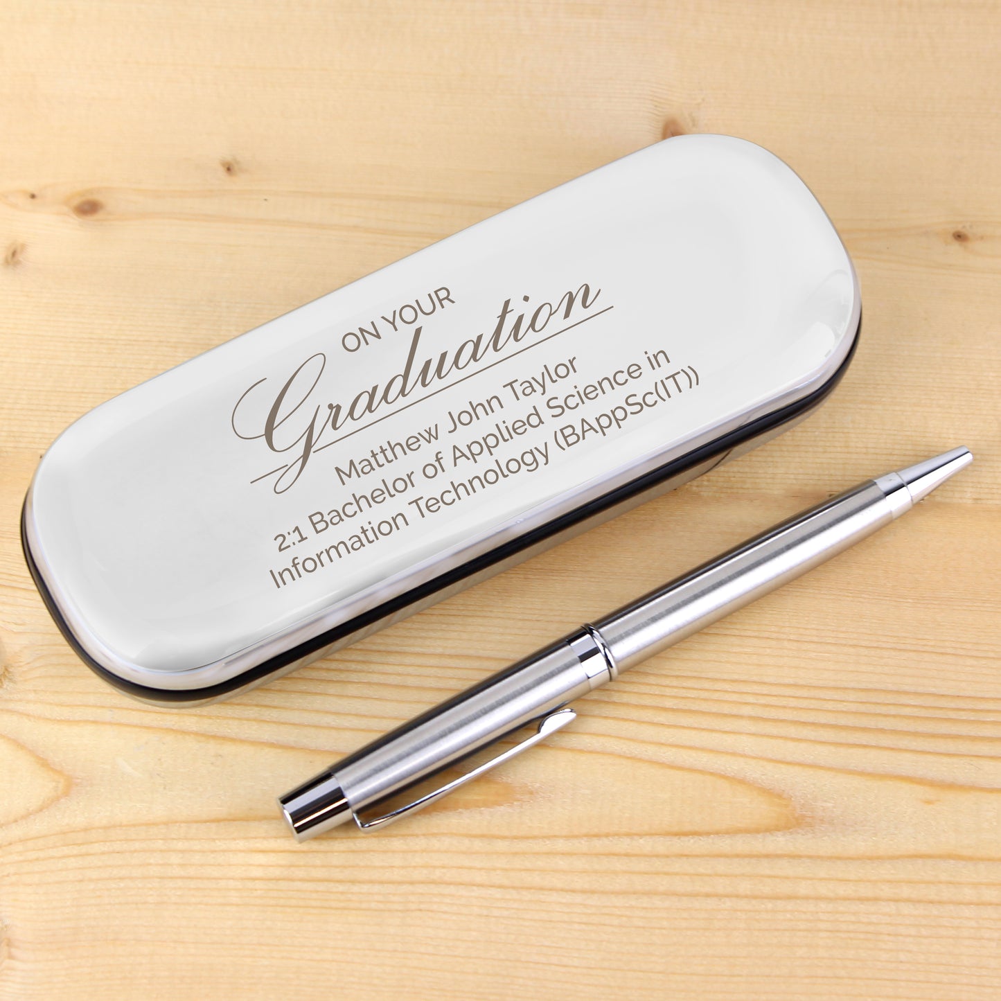 Personalised Graduation Pen and Box Set - MK&JD Gifts