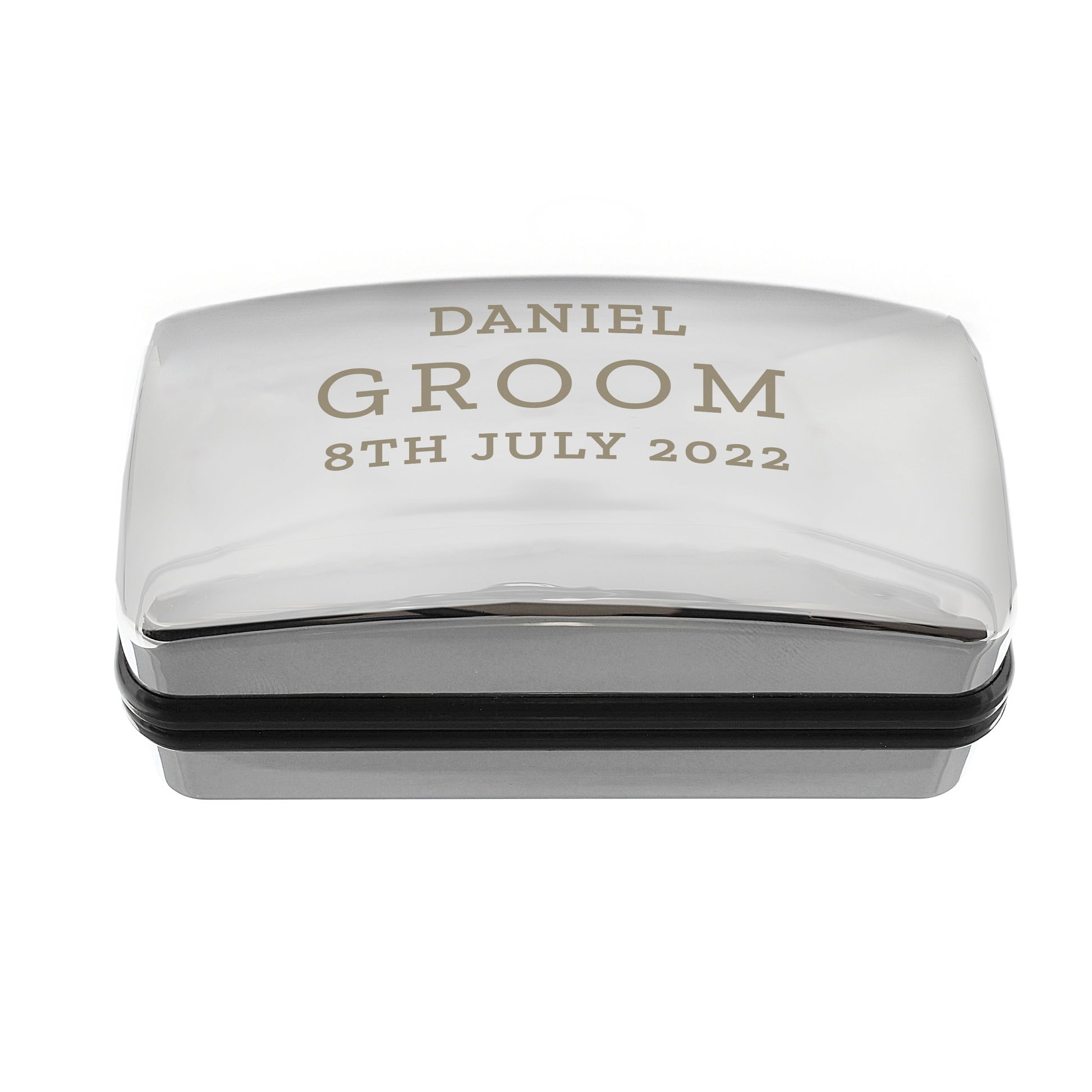 Personalised Wedding Cufflink Box - MK&JD Gifts