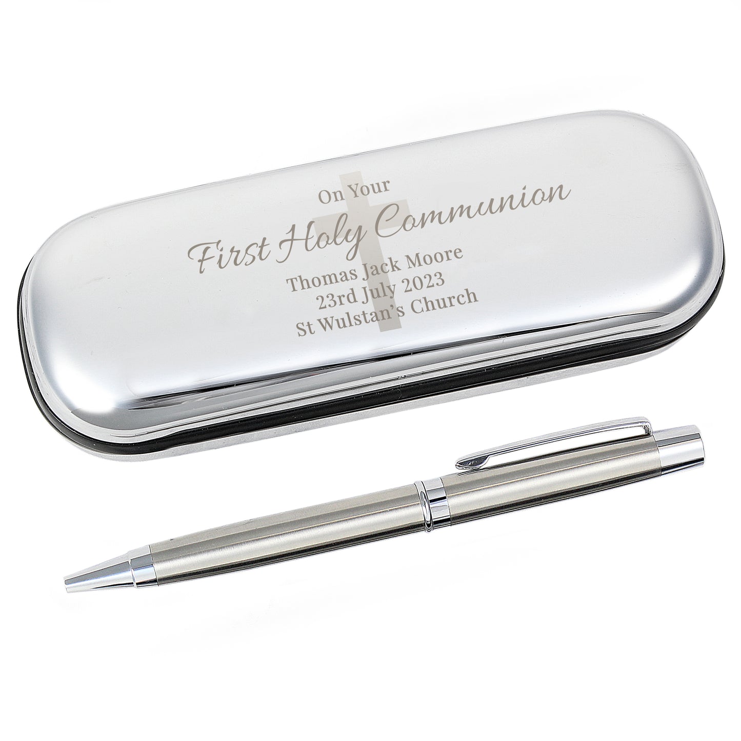 Personalised Religious Pen and Box Set - MK&JD Gifts