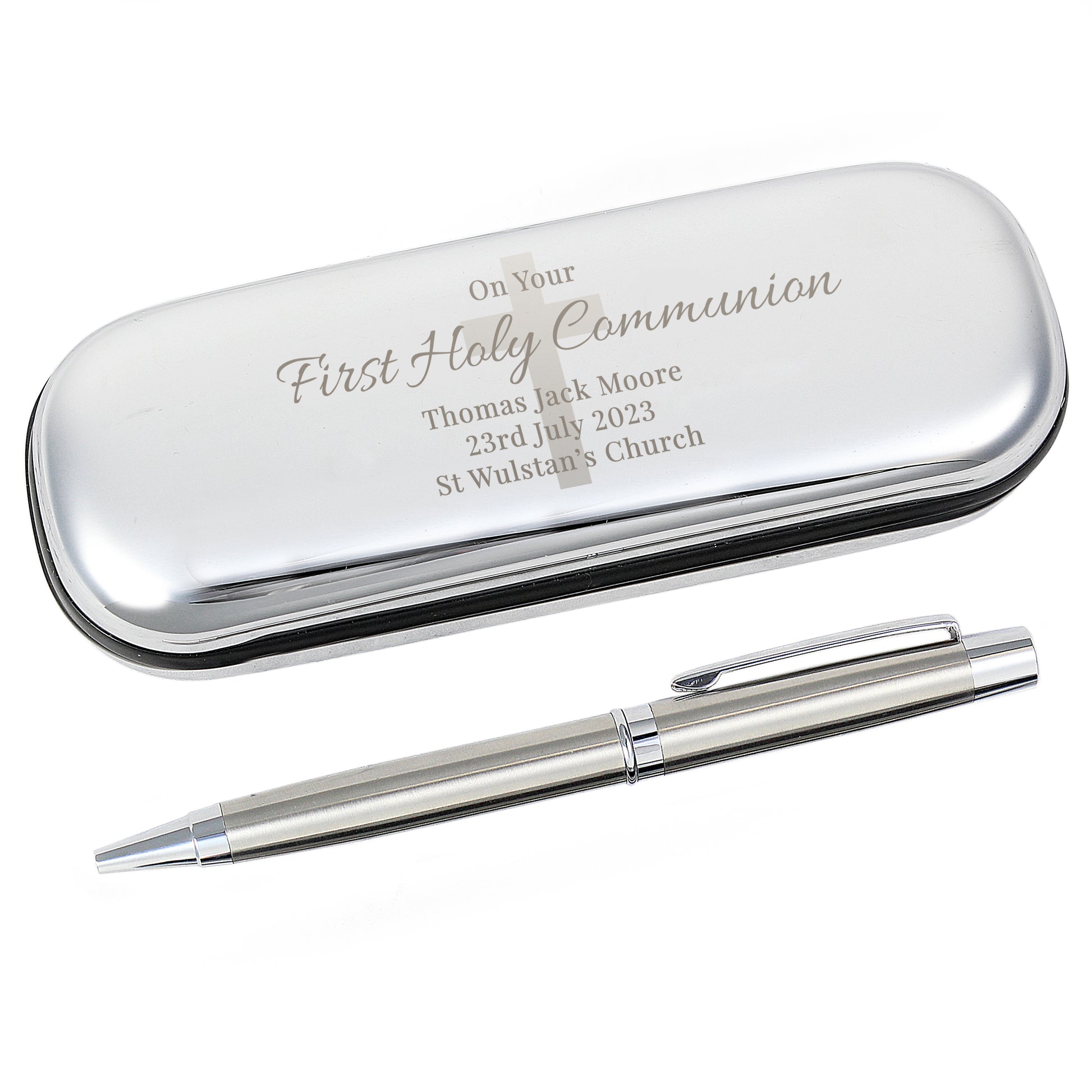 Personalised Religious Pen and Box Set - MK&JD Gifts