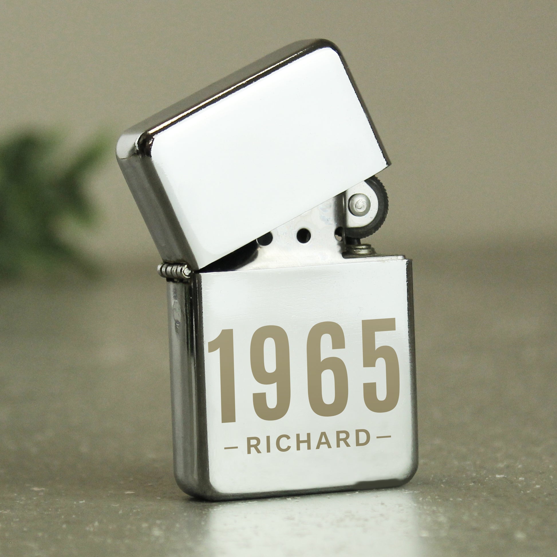 Personalised Date & Name Lighter - MK&JD Gifts