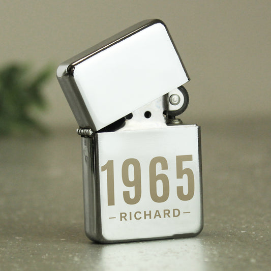 Personalised Date & Name Lighter - MK&JD Gifts