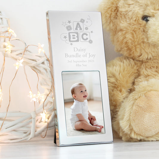 Personalised ABC Small 2x3 Silver Photo Frame - MK&JD Gifts