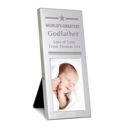 Personalised Gold Award Small Silver 2x3 Photo Frame - MK&JD Gifts