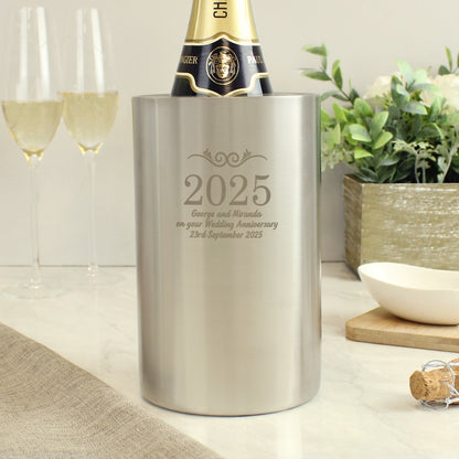 Personalised Number Frame Wine Cooler - MK&JD Gifts