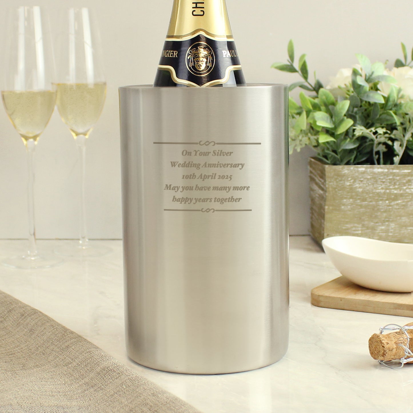 Personalised Any Message Wine Cooler - MK&JD Gifts